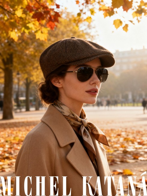 Кепка с козырьком, 8ми-клинка Мужская-Унисекс TWEED EDINBURG ACORN из твида (Плотная Костюмно-Блейзерная ШЕРСТЬ) TWEED.8-EDINBURG/ACORN